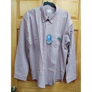 Campus Specialties Men's Size XXL Florida Gators Button‎ Up Long Sleeve Plaid